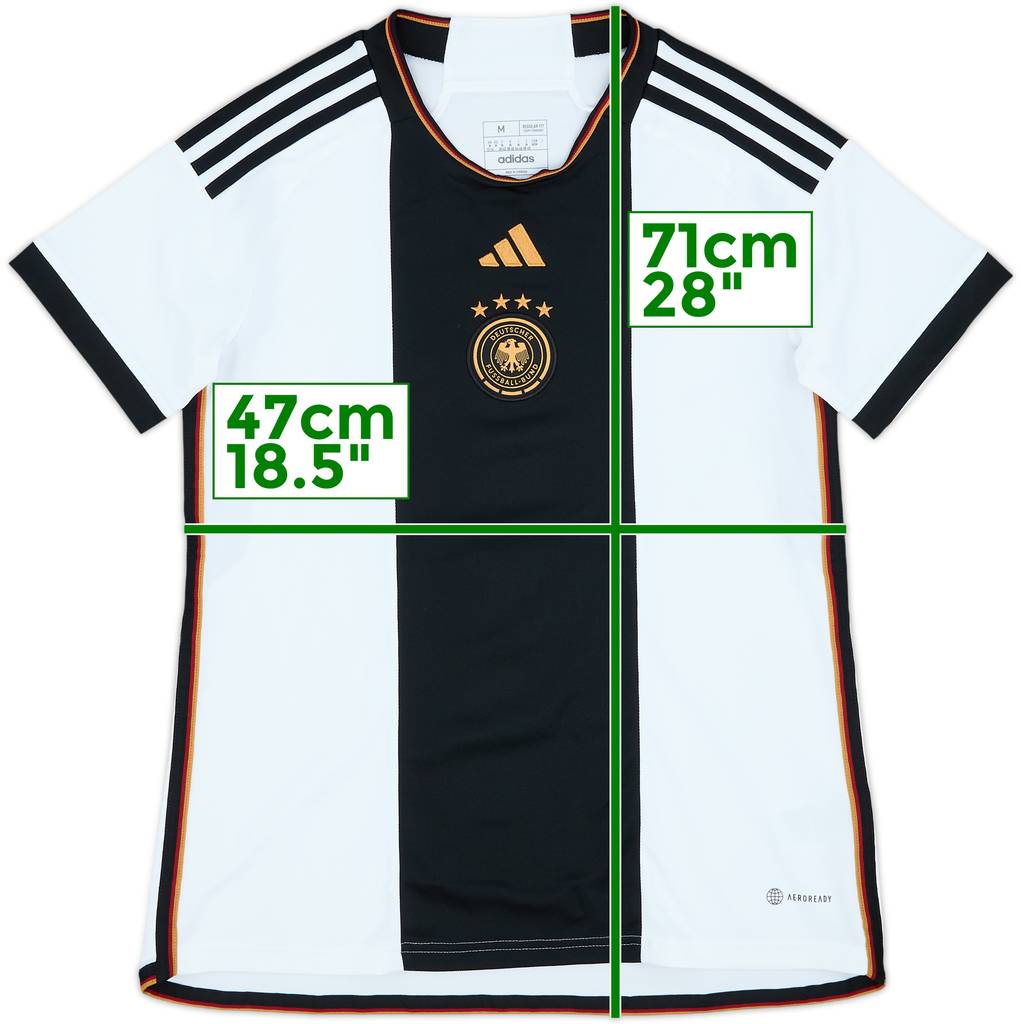 2022-23 Germany Home Shirt - 8/10 - (Women's M)