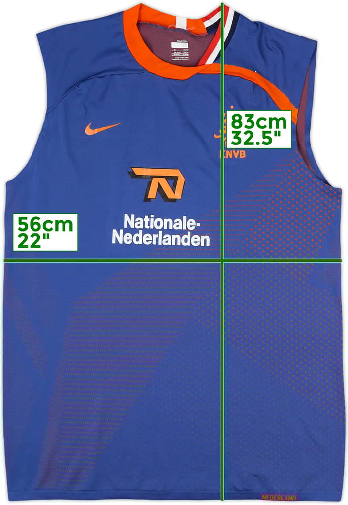 2008-09 Netherlands Player Issue Nike Training Vest - 10/10 - (XL)