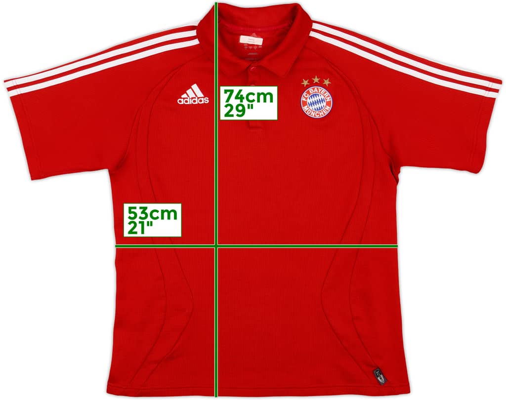 2006-07 Bayern Munich adidas Polo Shirt - 9/10 - (L)