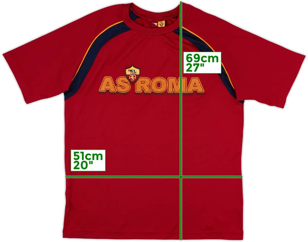 2003-04 Roma Kappa Training Shirt - 9/10 - (L)