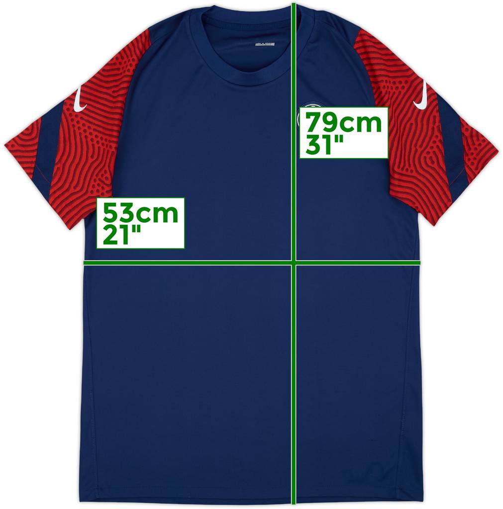 2020-21 Paris Saint-Germain Nike Training Shirt - 8/10 - (L)