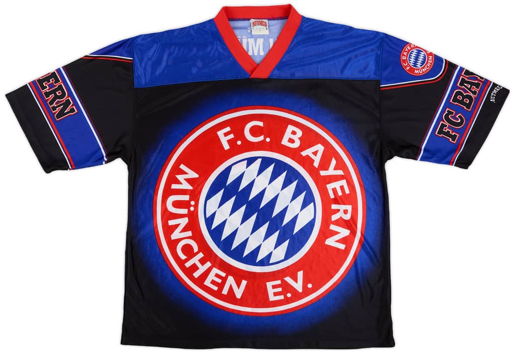 1990s Bayern Munich Nutmeg Graphic Shirt - 9/10 - (L)