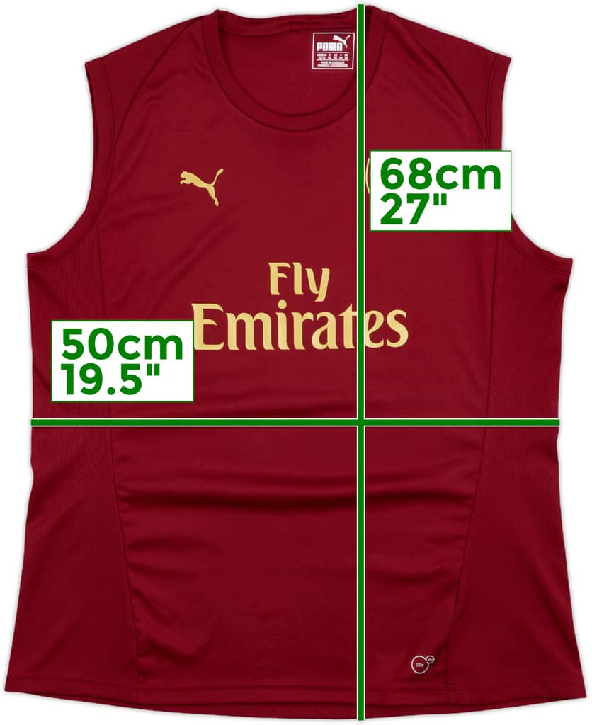 2018-19 Arsenal Puma Training Vest - 9/10 - (XL)