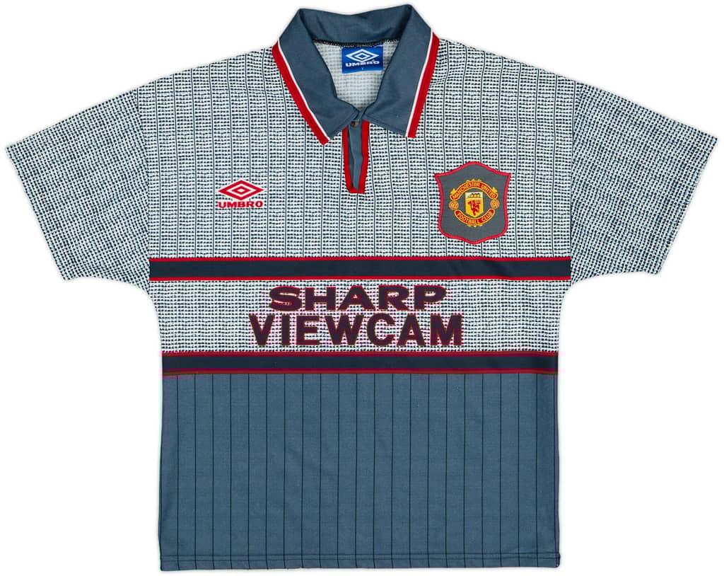 1995-96 Manchester United Away Shirt - 9/10 - (Y)
