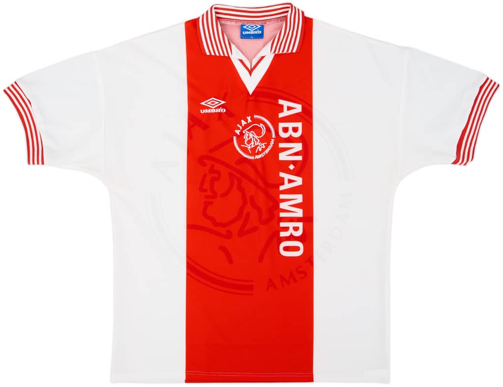 1995-96 Ajax Home Shirt - 10/10 - (XL)