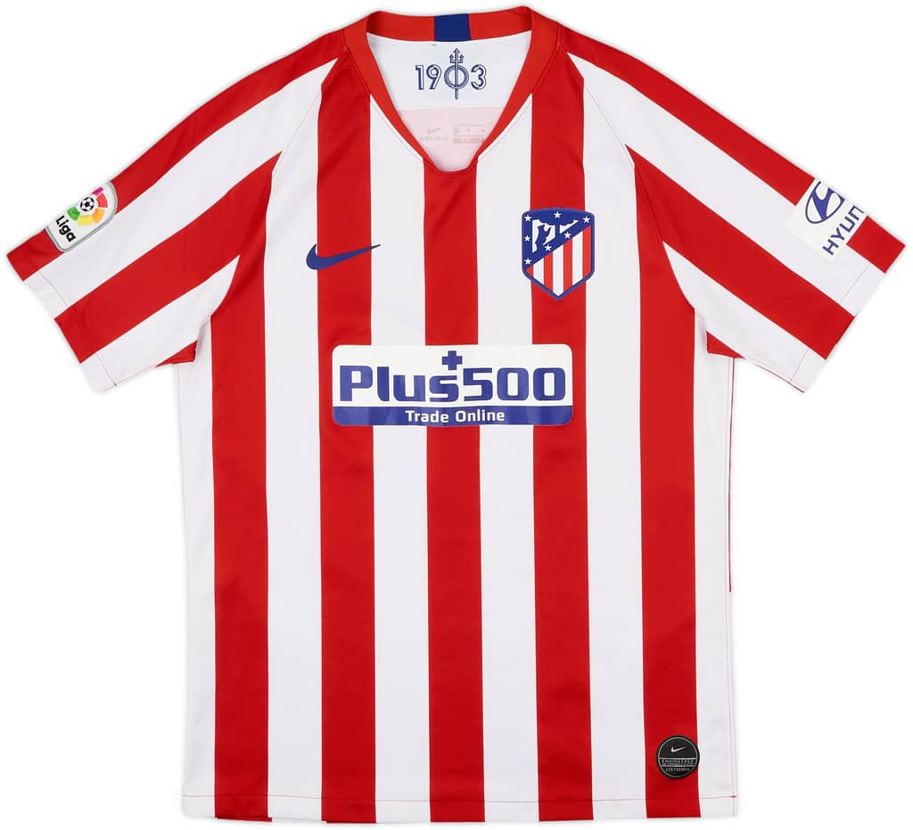2019-20 Atletico Madrid Home Shirt - 8/10 - (M)