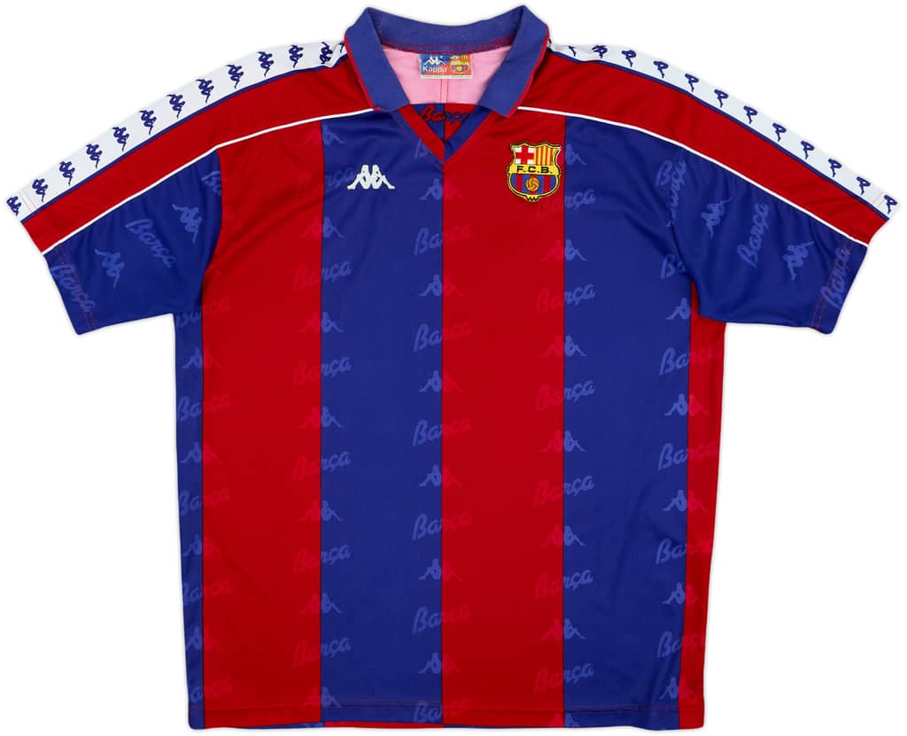 1992-95 Barcelona Home Shirt - 8/10 - (XL)