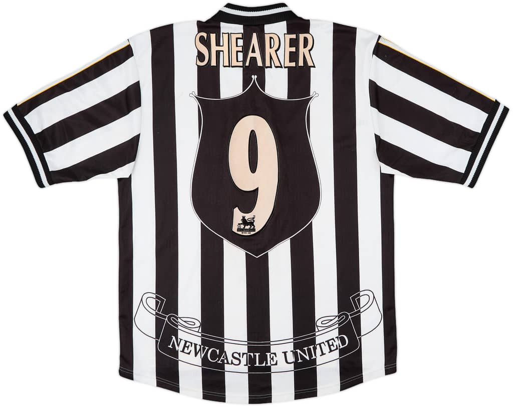 1997-99 Newcastle Home Shirt Shearer #9 - 8/10 - (XL)