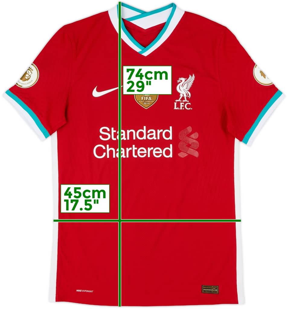 2020-21 Liverpool Authentic Home Shirt - 4/10 - (S)