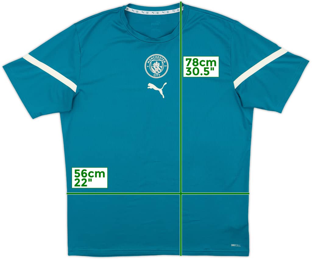 2021-22 Manchester City Puma Training Shirt - 7/10 - (L)