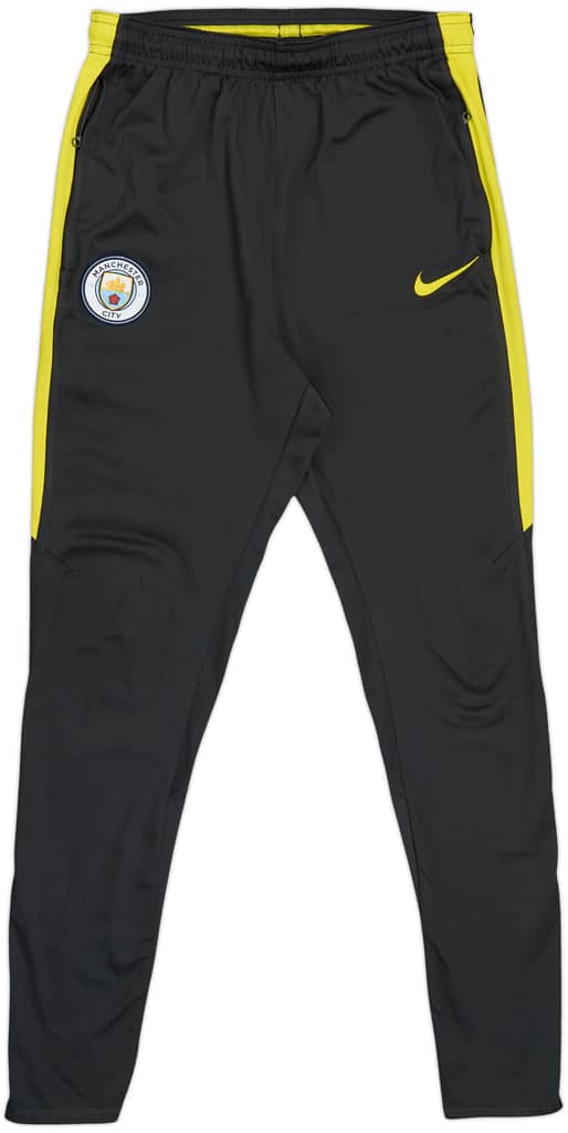 2016-17 Manchester City Nike Track Pants/Bottoms - 9/10 - (XL.Boys)