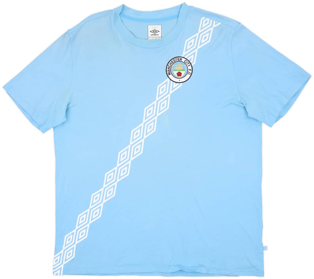 2009-10 Manchester City Umbro Retro Style Tee - 9/10 - (XXL)