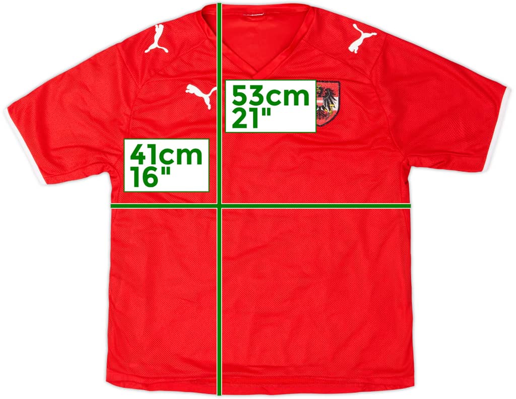 2008-09 Austria Home Shirt - 6/10 - (L.Boys)