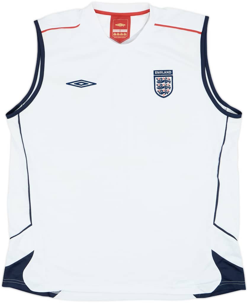 2006-08 England Umbro Training Vest - 8/10 - (XXL)