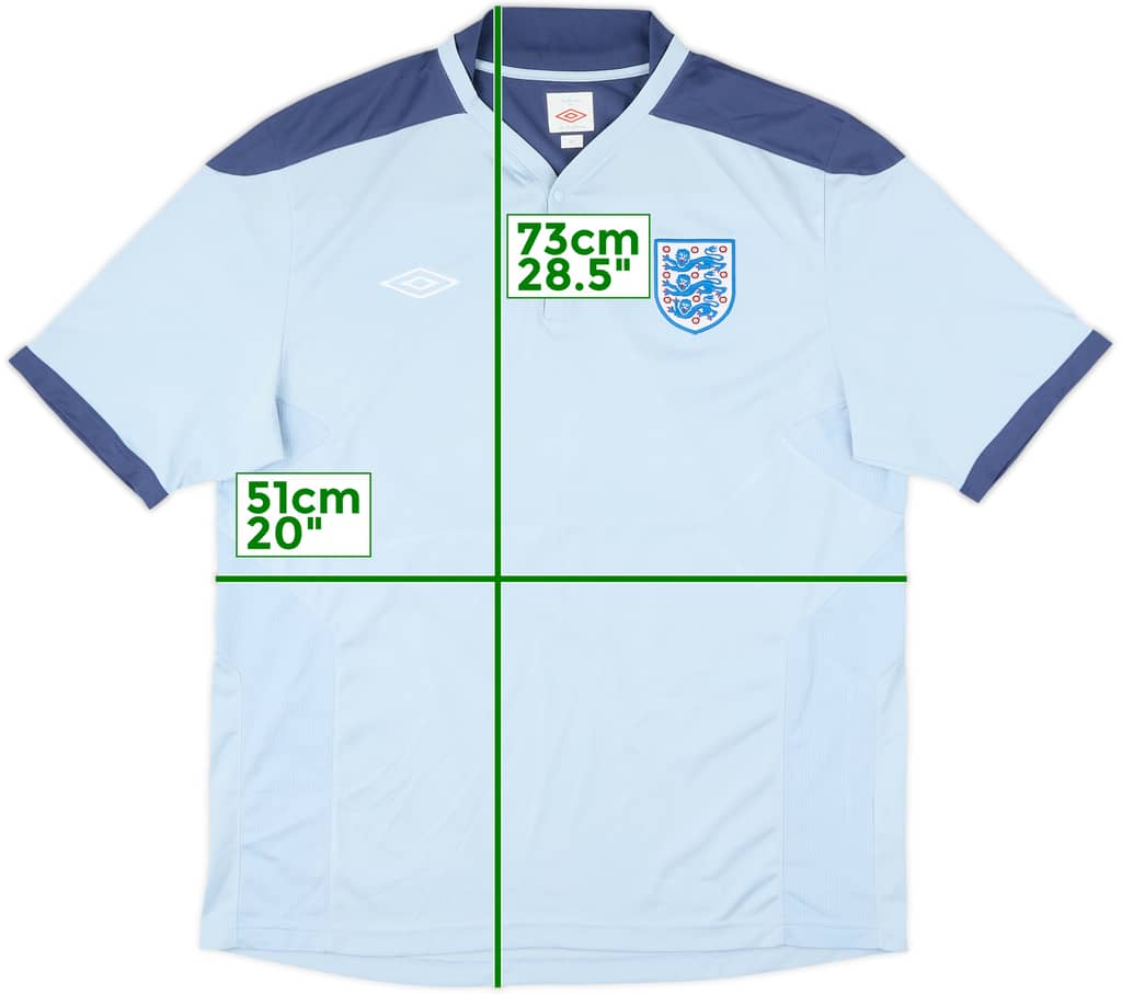 2010-11 England Umbro Polo Shirt - 6/10 - (XXL)
