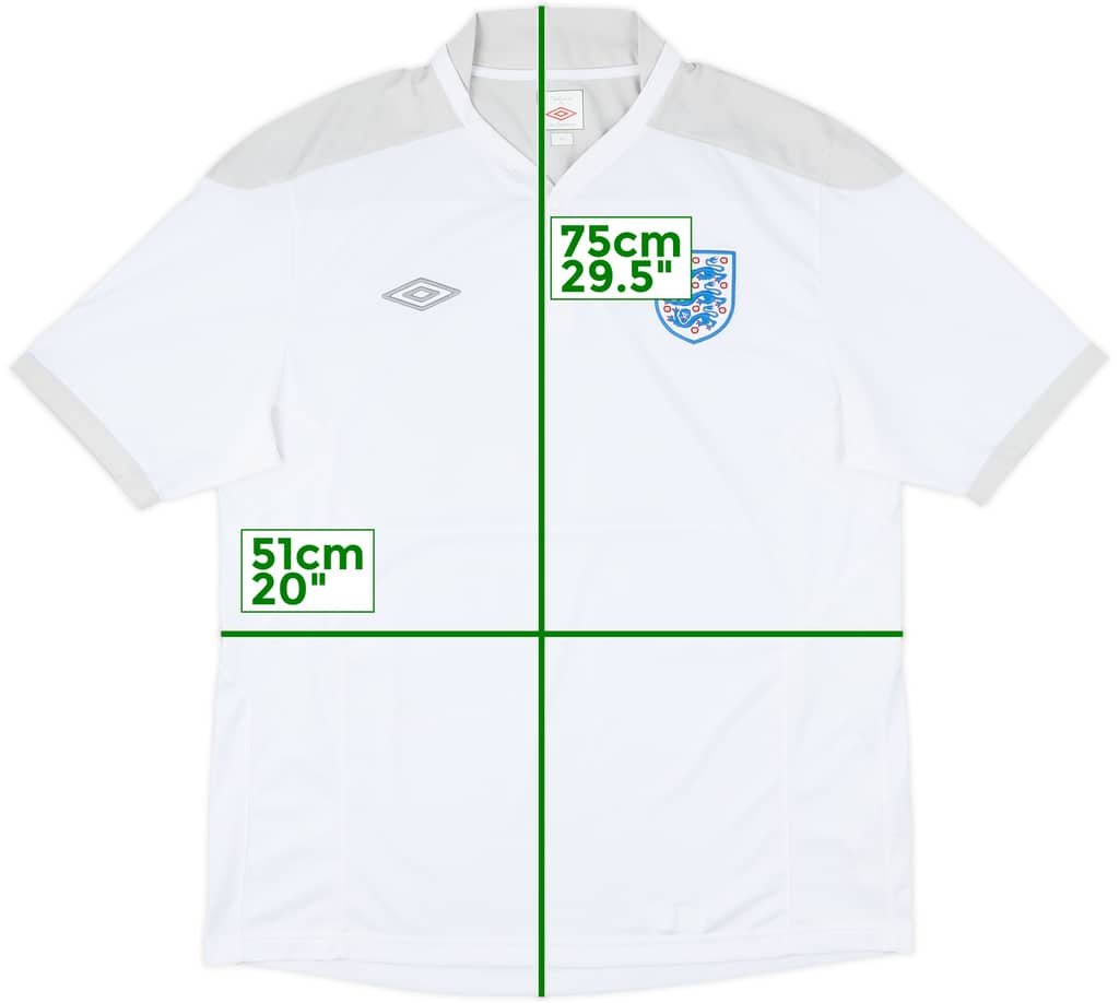 2010-2011 England Umbro Polo Shirt - 9/10 - (XXL)