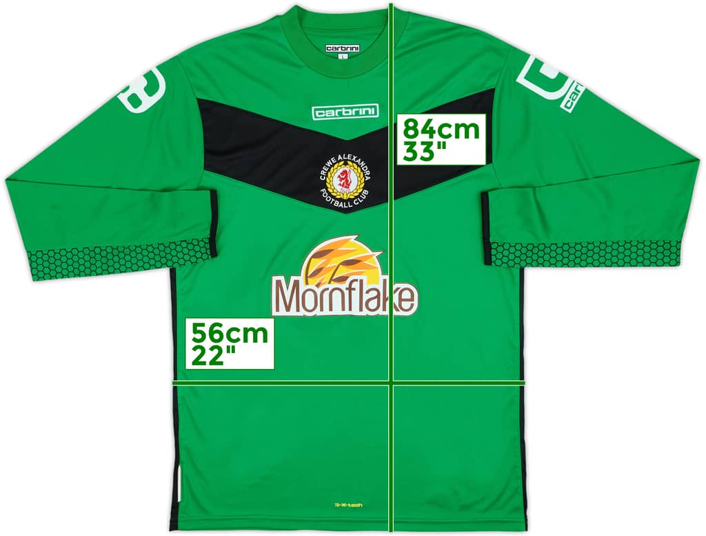 2016-17 Crewe Alexandra GK Shirt - 8/10 - (L)