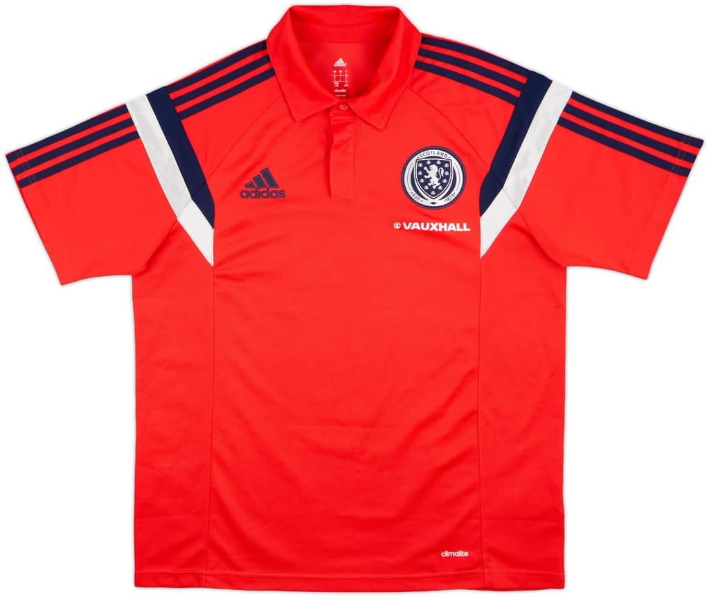 2014-15 Scotland adidas Polo Shirt - 10/10 - (L)