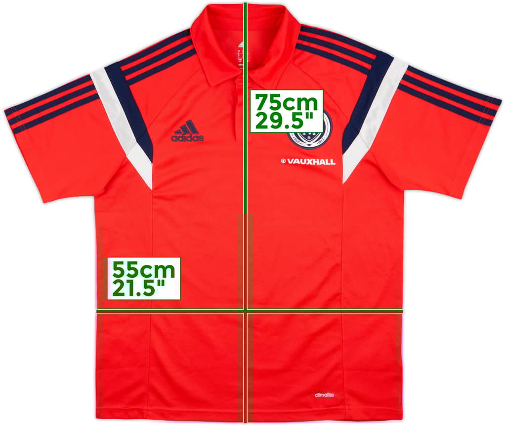 2014-15 Scotland adidas Polo Shirt - 10/10 - (L)