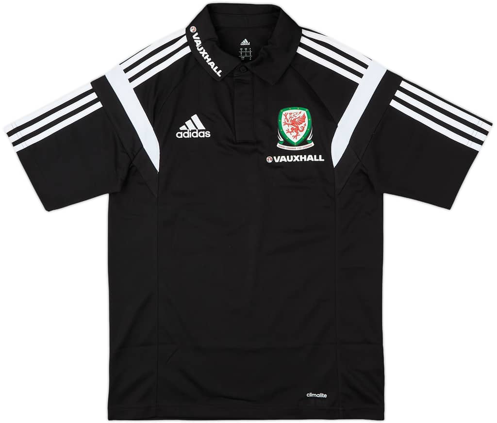 2014-15 Wales adidas Polo Shirt - 9/10 - (S)