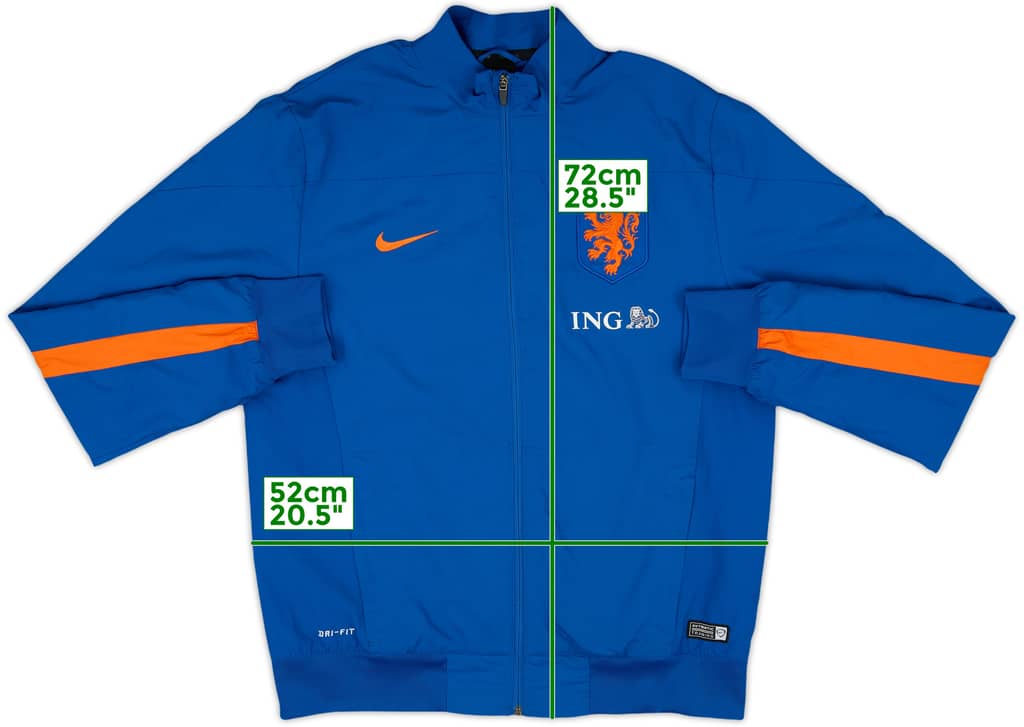 2014-16 Netherlands Nike Track Jacket - 9/10 - (M)