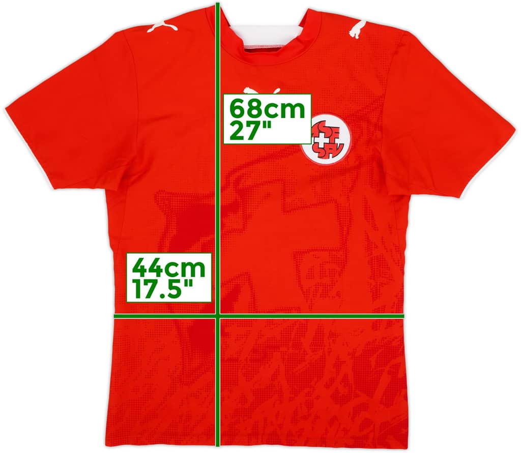 2006-08 Switzerland Home Shirt - 9/10 - (XS)