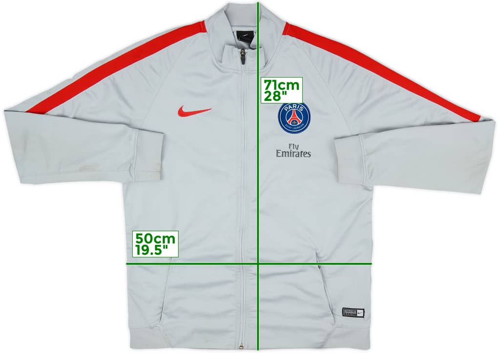 2017-18 Paris Saint-Germain Nike Track Jacket - 8/10 - (L)