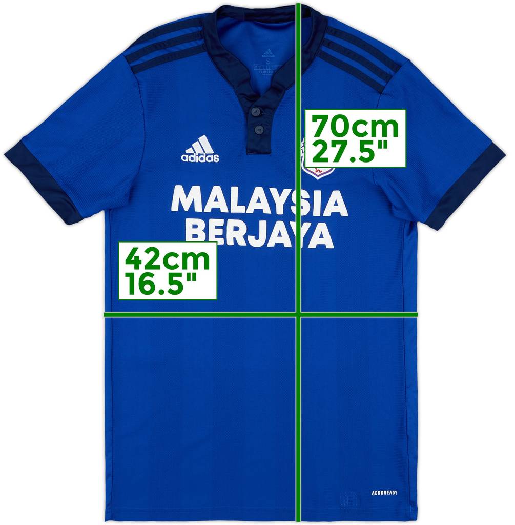 2021-22 Cardiff Home Shirt - 8/10 - (S)