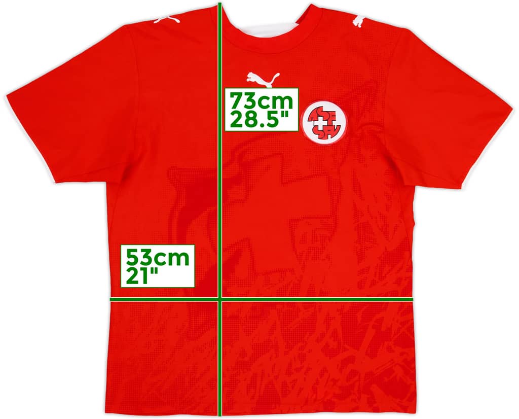 2006-08 Switzerland Home Shirt - 8/10 - (M)