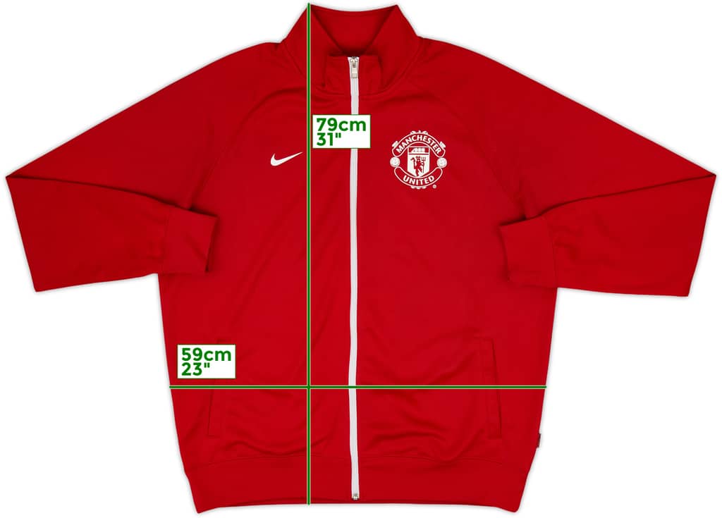 2013-14 Manchester United Nike Track Jacket - 9/10 - (XL)