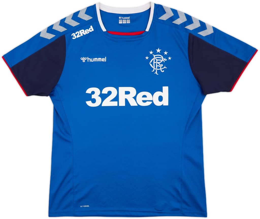 2019-20 Rangers Hummel Training Shirt - 8/10 - (L)