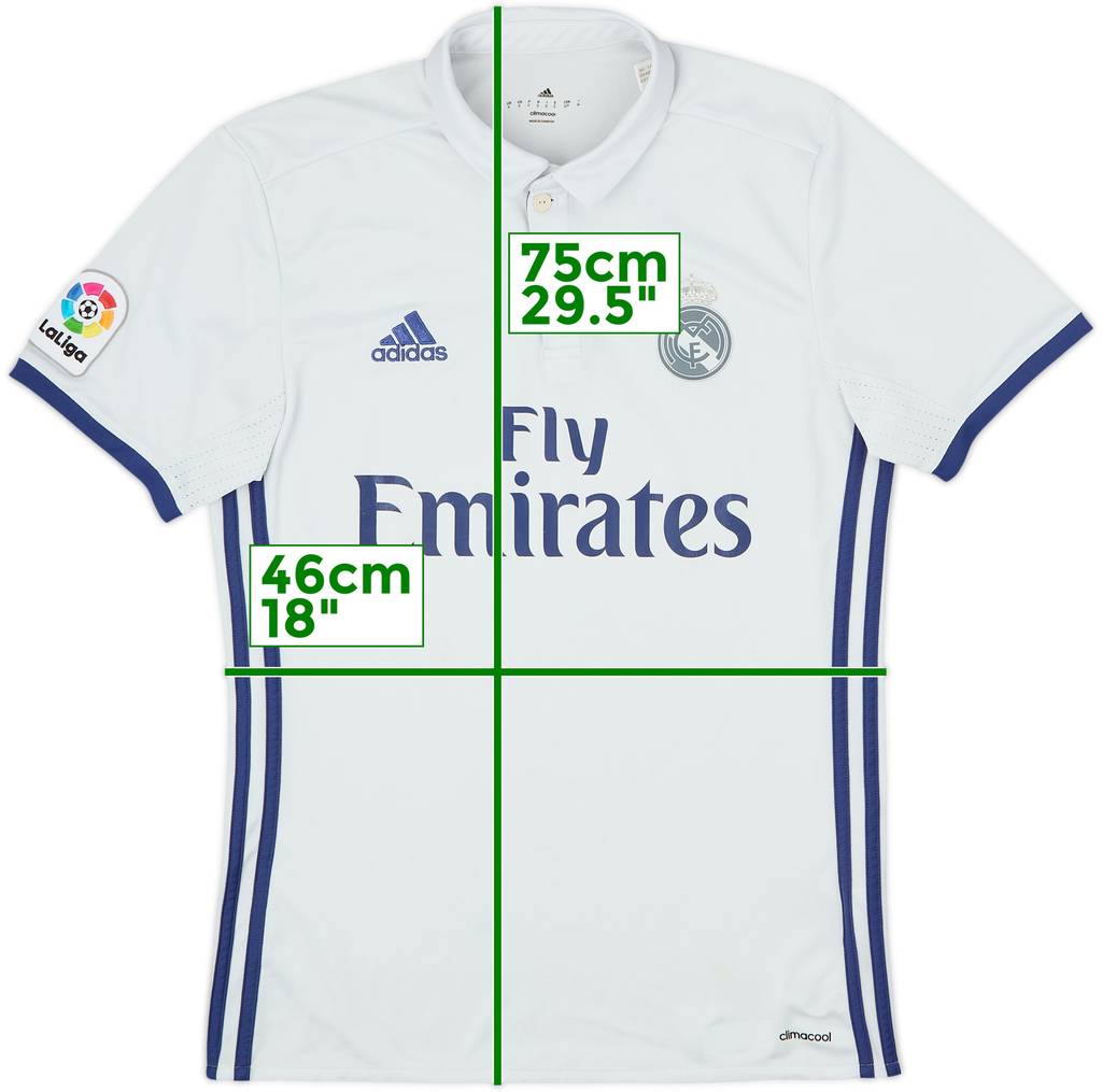2016-17 Real Madrid Home Shirt - 4/10 - (S)
