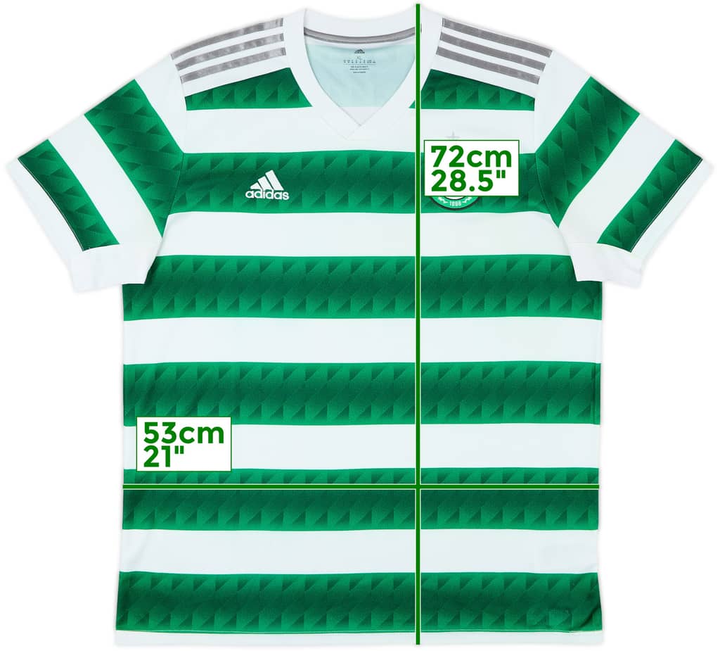2022-23 Celtic Home Shirt - 8/10 - (XL)