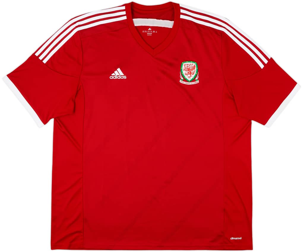 2013-15 Wales Home Shirt - 9/10 - (XXL)