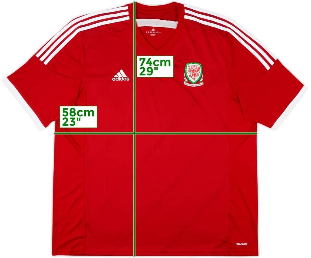 2013-15 Wales Home Shirt - 9/10 - (XXL)