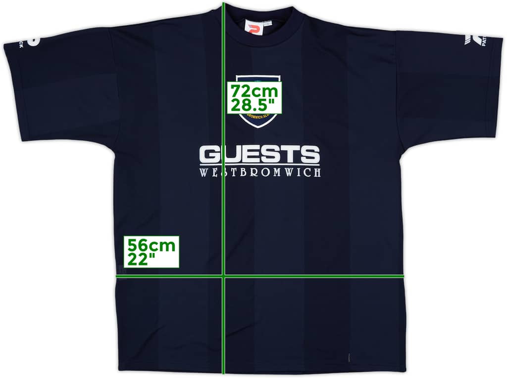 1996-97 West Brom Patrick Training Shirt - 10/10 - (XL)