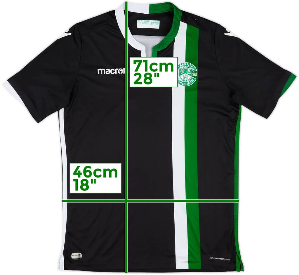 2017-18 Hibernian Away Shirt - 8/10 - (XL.Boys)