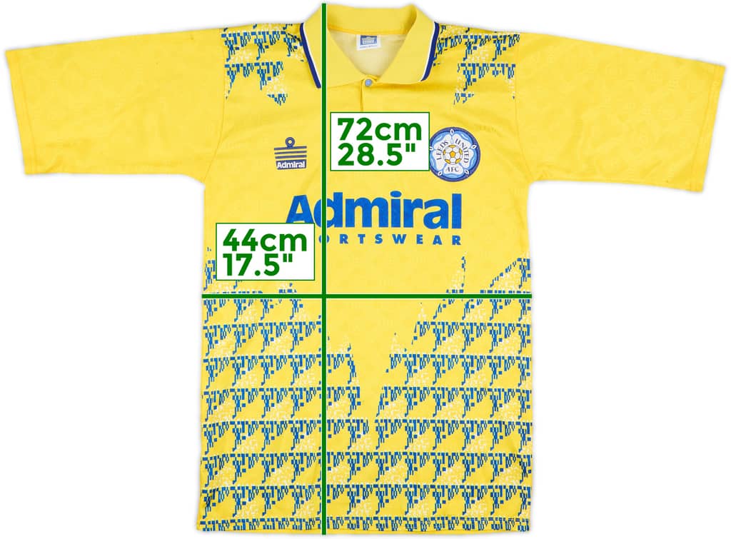 1992-93 Leeds United Third Shirt - 8/10 - (S)