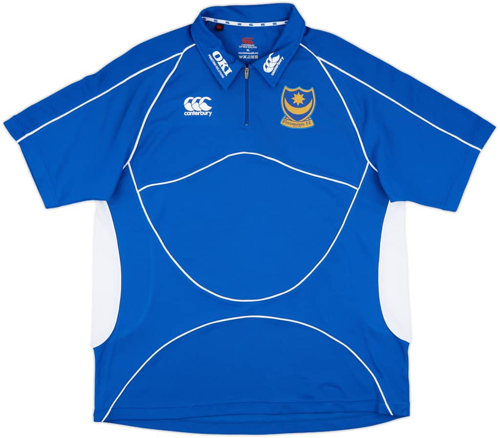 2009-10 Portsmouth Canterbury 1/4 Zip Polo Shirt - 9/10 - (XL)