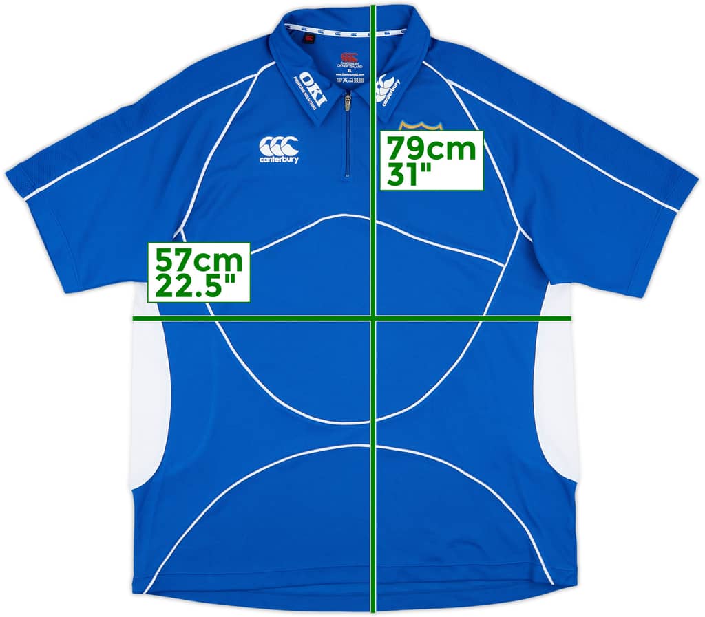 2009-10 Portsmouth Canterbury 1/4 Zip Polo Shirt - 9/10 - (XL)