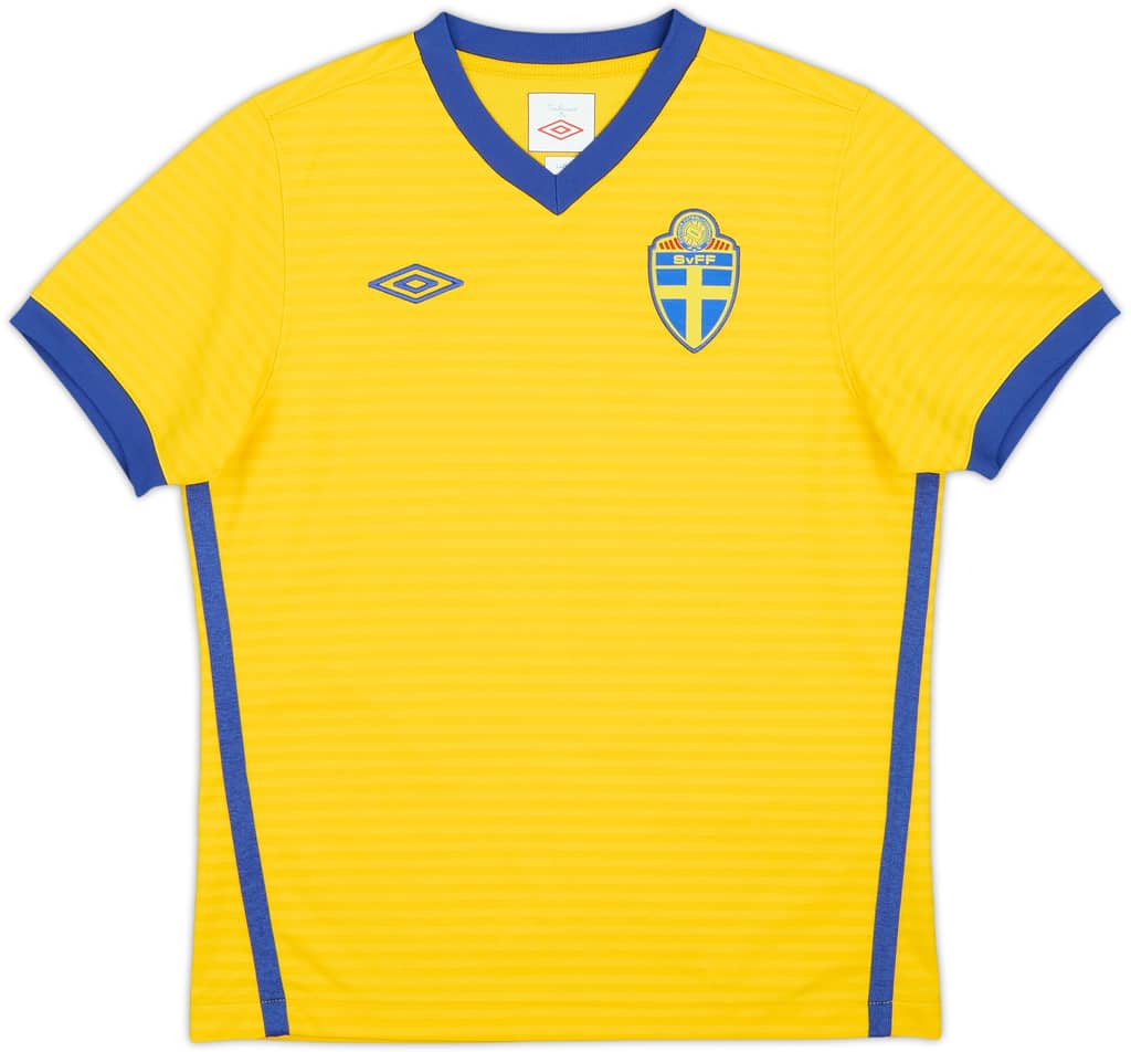 2010-11 Sweden Home Shirt - 10/10 - (M.Boys)
