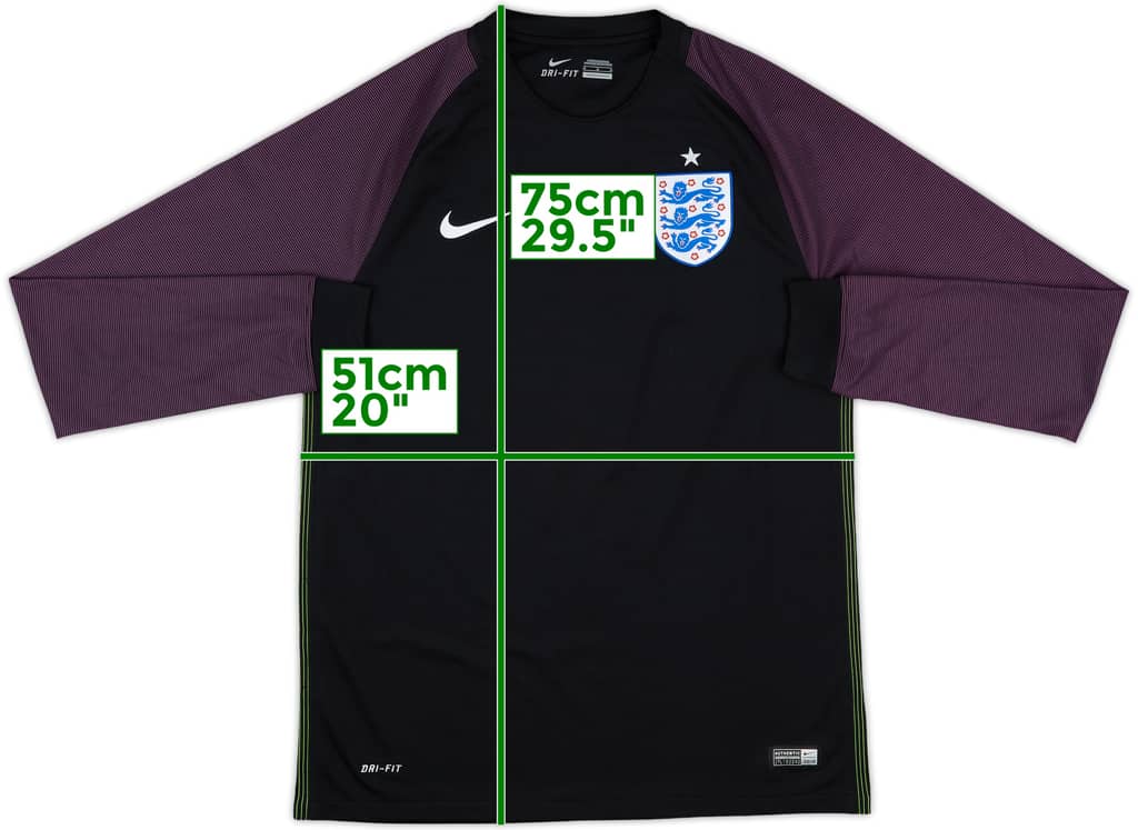 2016-18 England GK Shirt - 10/10 - (M)