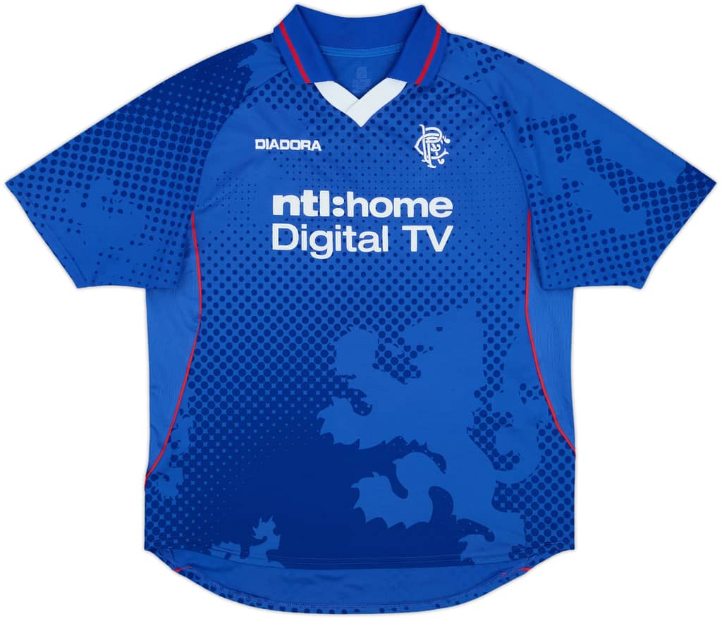 2002-03 Rangers Home Shirt - 8/10 - (L)
