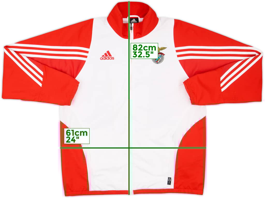 2003-04 Benfica adidas Track Jacket - 8/10 - (M/L)