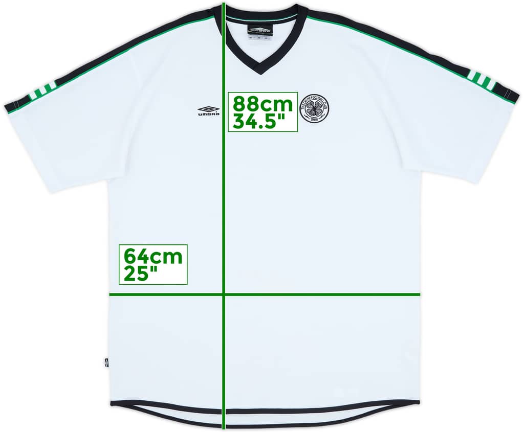 1999-00 Celtic Umbro Training Shirt - 7/10 - (XXL)