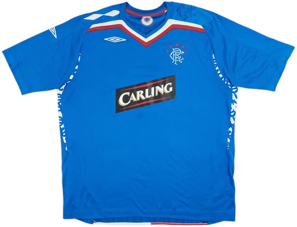 2007-08 Rangers Home Shirt - 6/10 - (XXL)