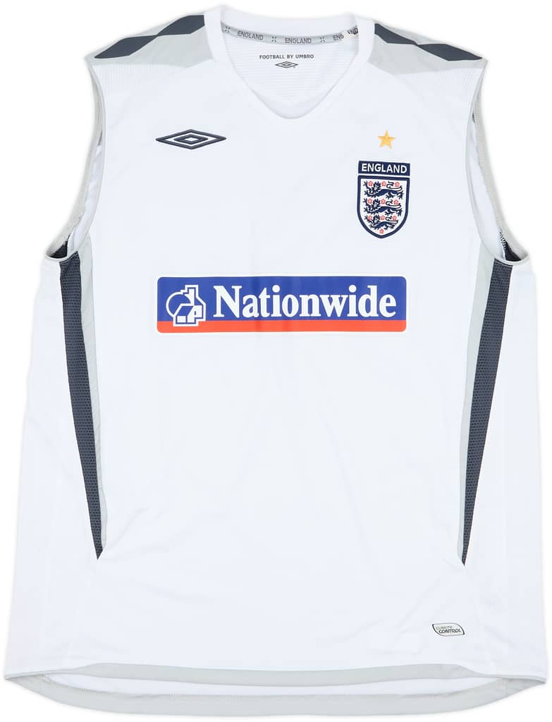 2007-08 England Umbro Training Vest - 10/10 - (XL)