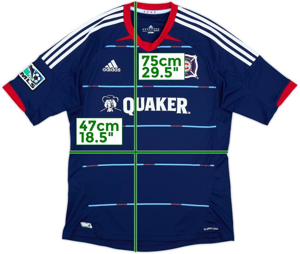 Camiseta de visitante del Chicago Fire 2012-14 - 10/10 - (M)