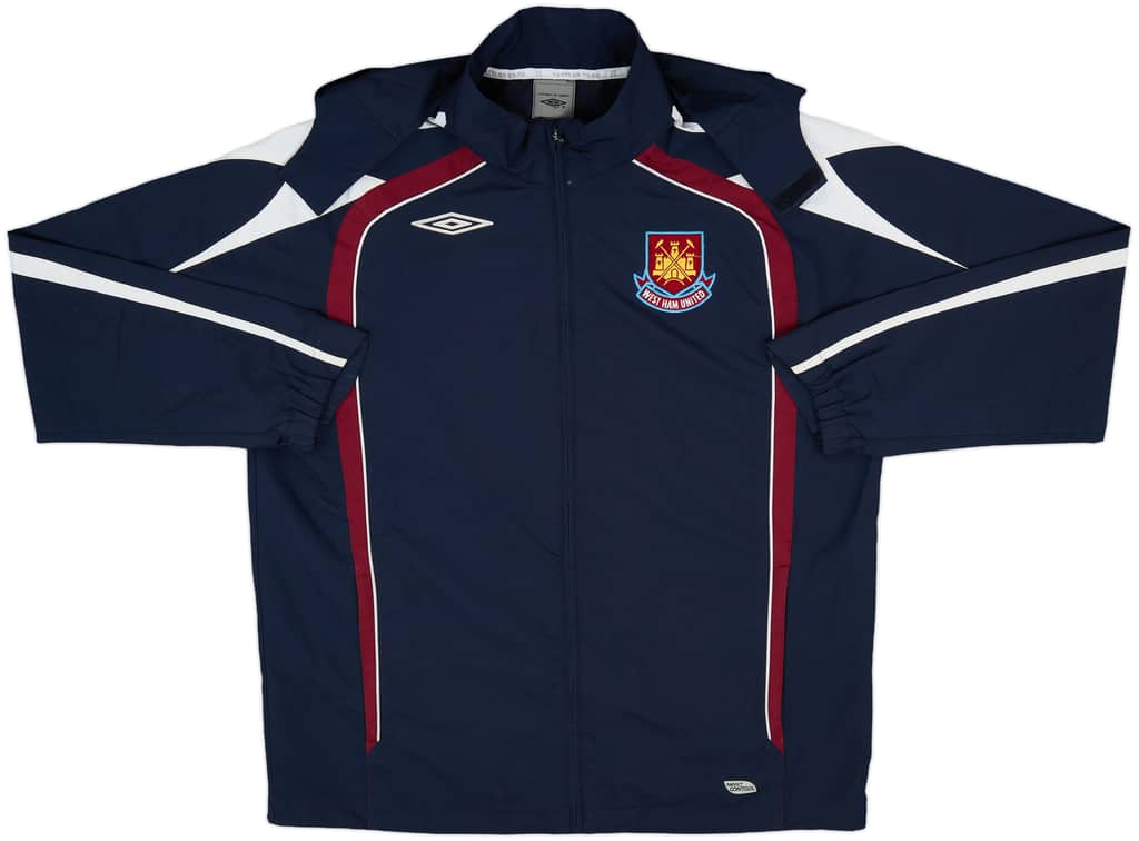 2009-10 West Ham Umbro Hooded Rain Jacket - 6/10 - (XXL)