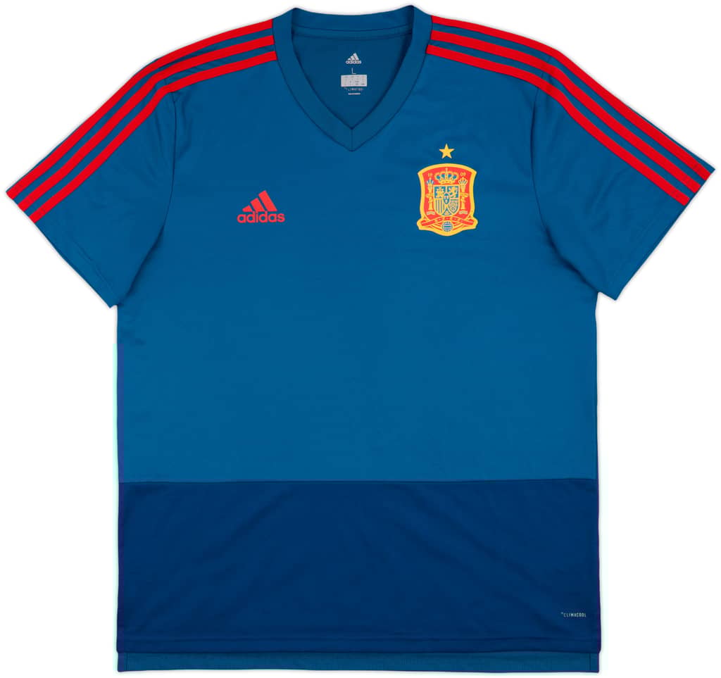 2018-19 Spain adidas Training Shirt - 8/10 - (L)